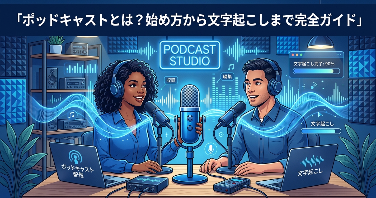 ポッドキャストの特徴|音声配信